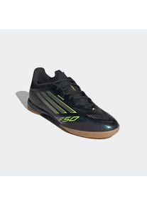 adidas Performance, Unisex, adidas Performance Fussballschuh &raquo;F50 LEAGUE INDOOR&laquo; geeignet als Hallenschuhe, core schwarz, iron metallic, lucid lemon, 