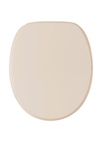 Sanilo, WC-Sitz einfarbig, beige, MDF - Mitteldichte Holzfaserplatte