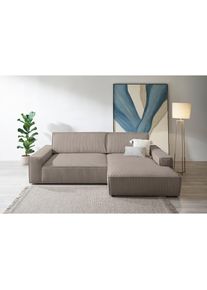 Home Affaire, Home Affaire Ecksofa &raquo;NEU: SHERWOOD XXL 284, Big-Sofa L-Form, tiefe Sitzfl&auml;che 95 cm, Cord&laquo; Recamiere rechts/links, als Schlafsofa 