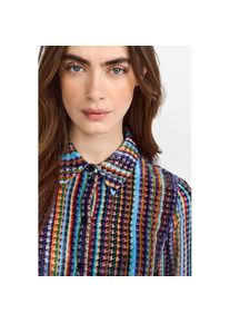 Richroyal, Unisex, RICHROYAL Chiffonbluse gestreift, im Vintage-Style, leicht transparent, original, 34, Modische Bluse von RichRoyal