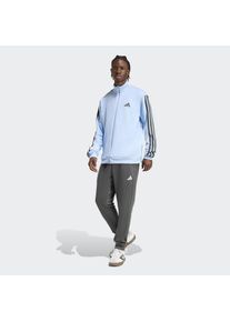 adidas Sportswear, Herren, adidas Sportswear Trainingsanzug &raquo;M 3S FT TT TS&laquo; 2 tlg. zweiteiliges Set, aus French-Terry-Material, mit Rippdetails, glow 