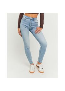 Tally Weijl, Unisex, Skinny-fit-Jeans &raquo;SPADESMART6&laquo; Baumwollmischung, High Waist, bleach indigo wash, 36, N-Gr, Skinny Fit Jeans von Tally Weijl