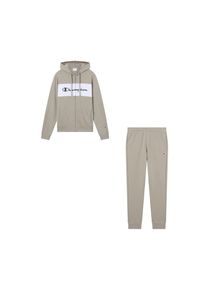 Champion, Herren, Sweatanzug &raquo;Hooded Full Zip Suit&laquo; 2 tlg. mit Kapuze, mit durchgehendem Reissverschluss, f&uuml;r Sport und Freizeit, mdg, mdg, wht, M, 