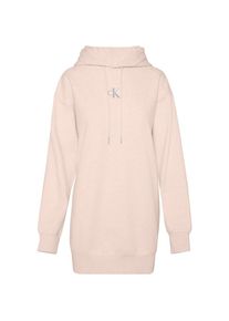 Calvin Klein Jeans, Unisex, Sweatkleid &raquo;LS MONOLOGO PREMIUM TERRY HOODIE&laquo; Ohne Tasche Mit Rundhalsausschnitt, loose fit, buff beige, XS (36), N-Gr, 