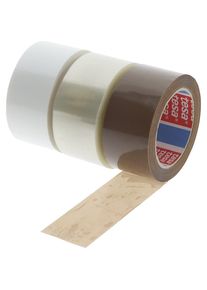 PET-Packband Tesa 60416, 55 % recycelt, leise abrollbar, VE 6 Rollen, transparent, Band-LxB 100 m x 50 mm Tesa