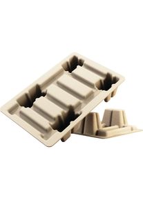 Palette en fibre moul&eacute;e, 1/4 d'euro, L x l x h 600 x 400 x 130 mm, lot de 120