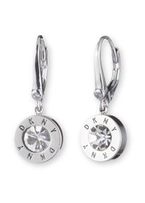 DKNY, Femmes Boucles d'oreilles, argent / transparent