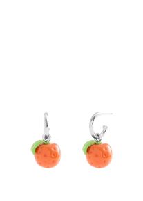 Coach, Femmes Boucles d'oreilles, orange fonc&eacute; / argent