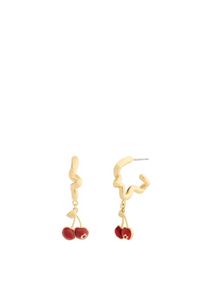 Coach, Femmes Boucles d'oreilles 'Cherry', rouge