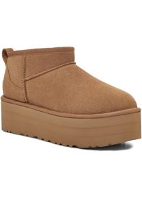 UGG Australia Ugg Classic Ultra Mini Platform Stiefel Damen - Gr&ouml;&szlig;e 42 - beige