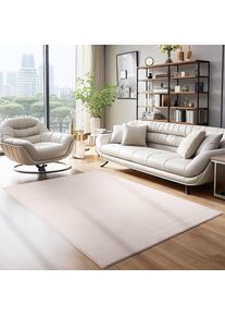 Ayyildiz Teppiche, Teppich &raquo;SKY 5400&laquo; rechteckig 7 mm H&ouml;he L&auml;ufer, Besonders weich, Softfllor, waschbar, beige, Polyester, 7 mm