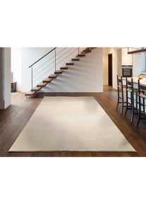 OCI Die Teppichmarke, OCI DIE TEPPICHMARKE Wollteppich &raquo;ESEMPIO UNI MELANGE&laquo; rechteckig 18 mm H&ouml;he reine Wolle, handgekn&uuml;pft, hochwertig verarbeitet, 