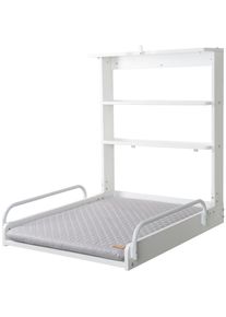 Roba, Roba Wickelregal &raquo;Style, weiss&laquo; bis 15 kg inkl. Wickelauflage 66 cm, wei&szlig;, grau, silberfarben
