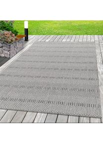 Ayyildiz Teppiche, Teppich &raquo;ARUBA&laquo; rechteckig 6 mm H&ouml;he L&auml;ufer, Pflegeleicht, Modern, In- und Outdoor geeignet, grau, Polypropylen, 6 mm