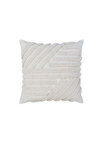 House Nordic, Dekokissen &raquo;Albany 45 x 45 cm, Weiss&laquo;, wei&szlig;, Polyester, 1 Stk.