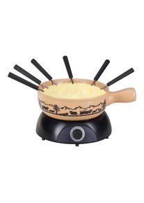 Nouvel, Fondue &raquo; K&auml;sefondue-Set Scherenschnitt&laquo;, natur