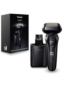 Panasonic, Elektrorasierer &raquo;Series 900+ Premium Rasierer ES-LS9A&laquo; Reinigungsstation Langhaartrimmer, schwarz, Kunststoff, Automatische Reinigungs- und
