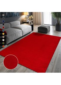 Sanat, Teppich &raquo;UNI , auch als L&auml;ufer- und Rundgr&ouml;ssen erh&auml;ltlich&laquo; rechteckig 13 mm H&ouml;he robuster Kurzflorteppich, grosse Farbauswahl, Wohnzimmer, 