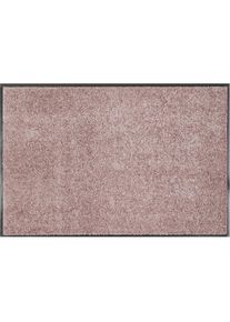 ANDIAMO, Fussmatte &raquo;Super Wash & Clean, Made in Belgium&laquo; rechteckig 7 mm H&ouml;he Schmutzfangmatte, Uni Farben, rutschhemmend, waschbar, taupe, Polyamid, 