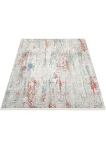 OCI Die Teppichmarke, OCI DIE TEPPICHMARKE Teppich &raquo;ILLUMINATION MIRA&laquo; rechteckig 8 mm H&ouml;he Vintage Optik mit feinen Fransen, Wohnzimmer, multi, 