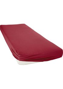 bellana, bellana Spannbettlaken &raquo;bellana premiumstretch&laquo; super elastisch, bordeaux, Jersey-Elasthan, Obermaterial: 95% Baumwolle, 5% Elasthan, 1 Stk.