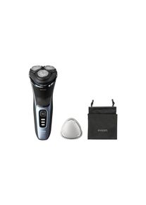 Philips, Elektrorasierer &raquo;Shaver 3000 Series S3243/12&laquo;, dunkelblau, schwarz, Unter fliessendem Wasser abwaschbar