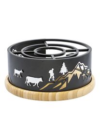 Kadastar, Fondue &raquo;Magnetic Mo&laquo; Holzart: Bambus, Herkunft: China, schwarz