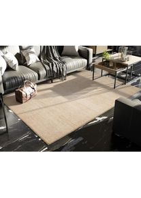 OCI Die Teppichmarke, OCI DIE TEPPICHMARKE Wollteppich &raquo;ESEMPIO UNI MELANGE&laquo; rechteckig 18 mm H&ouml;he reine Wolle, handgekn&uuml;pft, hochwertig verarbeitet, 