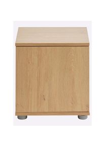 HEINE HOME, HEINE HOME Schuhschrank, eichefarben, MDF, Spanplatte, B/H/T: 40 cm x 41,5 cm x 38,5 cm