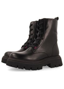 Gioseppo, Unisex, Schn&uuml;rstiefel &raquo;GARTNESS&laquo; Plateustiefel, Chunky Boots, Winterstiefel mit Blockabsatz, schwarz, 33, Chunky Stiefel mit Reissverschluss