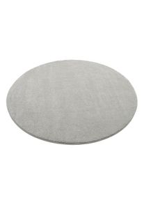 OCI Die Teppichmarke, OCI DIE TEPPICHMARKE Teppich &raquo;NEW VILLA MELANGE&laquo; rund 20 mm H&ouml;he maschinell gewebt, strapazierf&auml;hig, alle Wohnr&auml;ume, grau, 