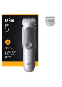 Braun, Haarschneider &raquo;Body Groomer BG5500&laquo; Trimmen f&uuml;r empfindliche Bereiche, 100 Min Akkulaufzeit, wasserdicht, grau, Der Bodygroomer ist 100 % 