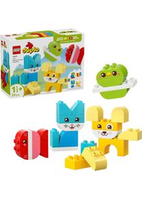 Lego, Lego Konstruktionsspielsteine &raquo;3-in-1 Kreative Tiere (10477), Lego DUPLO My First&laquo; Made in Europe, bunt, Einheitsgr&ouml;&szlig;e, Konstruktionsspielsteine