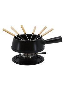 Kadastar, Fondue &raquo; K&auml;sefondue-Set Medium Pure 9-teilig&laquo;, schwarz