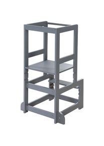 Roba, Roba Stehhilfe &raquo;Lernturm nach Montessori&laquo; (), anthrazit, MDF, B/H/T: 54 cm x 90 cm x 47 cm