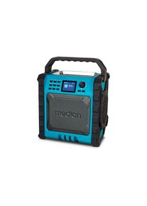 Medion, Baustellenradio &raquo;LIFE P66896&laquo; ( Digitalradio (DAB+) ), blau, schwarz, Musikstreaming &uuml;ber Smartphone & Tablet via Bluetooth 5.3