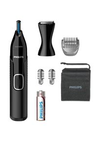Philips, Nasen- und Ohrhaartrimmer &raquo;NT5650/16&laquo; 3 Aufs&auml;tze ultimativer Komfort ohne Ziepen, schwarz, Dieser Trimmer ist einfach unter fliessendem 