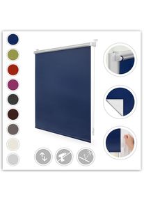 LICHTBLICK Original, LICHTBLICK ORIGINAL Seitenzugrollo &raquo;Klemmfix Hitzeschutz&laquo; verdunkelnd Perlreflex-beschichtet energiesparend ohne Bohren 