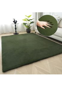 Bruno Banani, Fellteppich &raquo;Rabbit 2, Kunstfell Teppich, Modern&laquo; rechteckig 25 mm H&ouml;he Kaninchenfell-Haptik, sehr weich, Wohnzimmer, Schlafzimmer, 