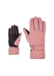 Ziener, Unisex, Skihandschuhe &raquo;KISAR-Z AS glove lady&laquo;, rose blossom, 6,5, atmungsaktive, wasser- und winddichte AQUASHIELD Membran