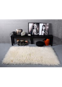 Theko, Theko Wollteppich &raquo;Flokati XXL&laquo; rechteckig 100 mm H&ouml;he original griechischer Flokati, Hochflor, Uni-Farben, reine Wolle, natur, Wolle, 100 mm