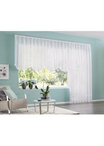 my home, my home Bogenstore &raquo;Eby&laquo; Kr&auml;uselband 1 Stk. tlg. Transparent Polyester, wei&szlig;, Voile, Polyester