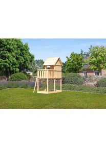 Konifera Spielturm &raquo;Finni&laquo;, BxTxH: 107x202x291 cm, mit Sandkasten beige natur