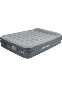 High Peak Luftbett &raquo;Smooth Comfort Double&laquo;, (mit Transporttasche) grau Luftbetten