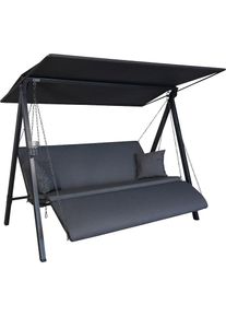 Angerer FREIZEITM&Ouml;BEL Hollywoodschaukel &raquo;Lounge Zip anthrazit&laquo;, wetterfest grau dunkelgrau