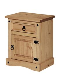 Home Affaire Nachtkommode, im Landhaus-Stil gelb Honig