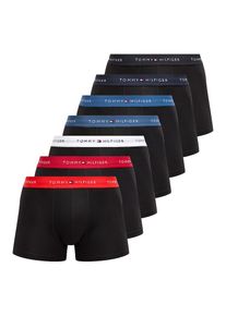 Tommy Hilfiger, Hommes Boxers, bleu-gris / bleu fonc&eacute; / rouge / rouge fonc&eacute; / noir / blanc