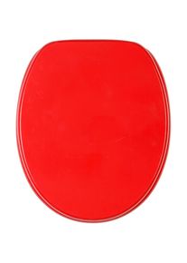 Sanilo, WC-Sitz &raquo;Basic&laquo; mit Absenkautomatik, rot, MDF - Mitteldichte Holzfaserplatte