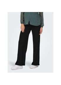 Only Maternity, Unisex, Only Maternity Umstandshose &raquo;OLMEMMA WIDE PANT JRS NOOS&laquo;, schwarz, XS (34), N-Gr, Hose mit weitem Beinschnitt