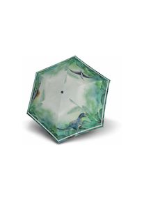 Jelmoli Taschenregenschirm &raquo;Rookie manuel reflektierend&laquo;, wei&szlig;, gr&uuml;n